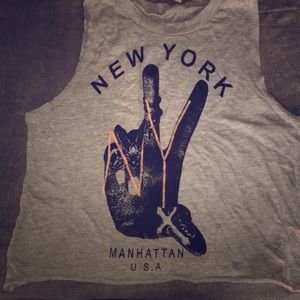 Brand new NY crop top